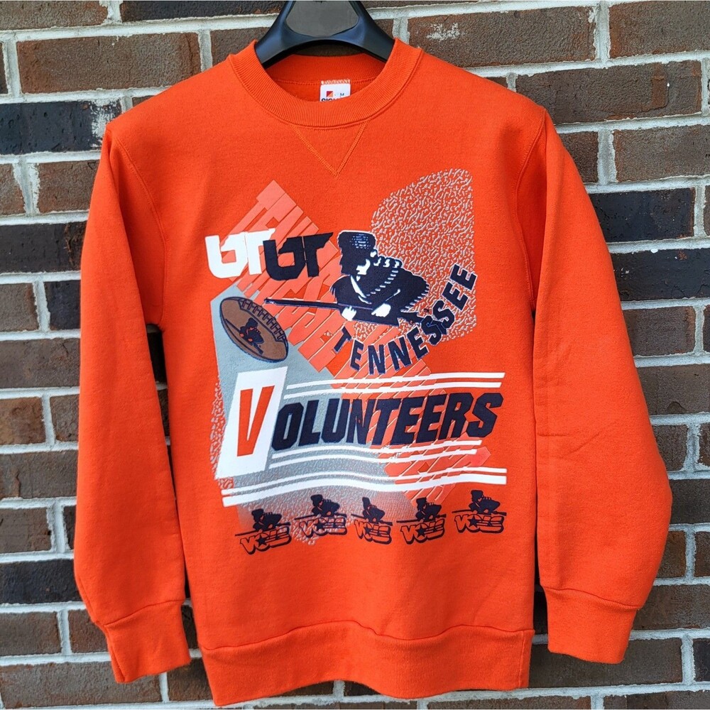 Tennessee Vols Vintage 80's Rifleman Football Sweatshirt Size M Pullover Rare